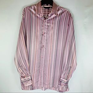 Bergati Vintage Men XL Long Sleeve Dress Shirt